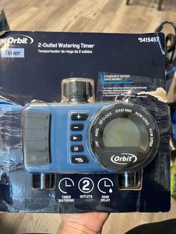 Orbit 2 Output Port Stationary Digital hose end timer