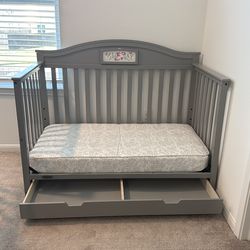 Toddler bed and mattress