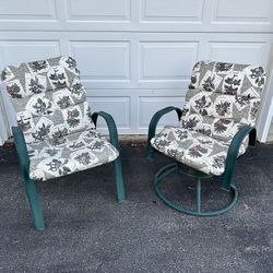 Patio Chair and Rocker/Swivel Chair