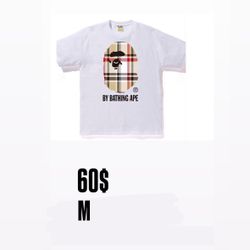 BAPE A Bathing Ape Check by Bathing Tee