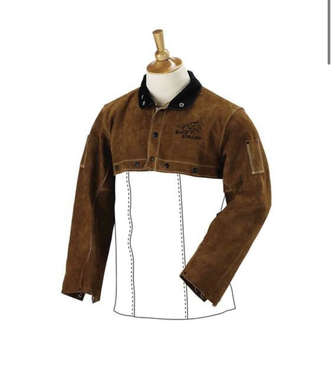 Black Stallion Welding Cape Sleeves