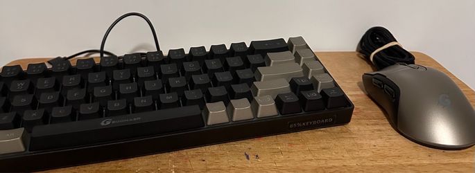 Gaming keyboard and mouse