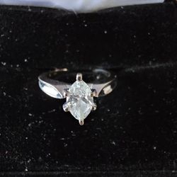 Marquise Cut Engagement Ring 