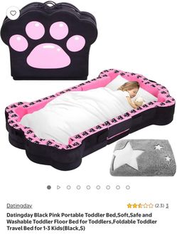 Kids sleeping bed paw shaped