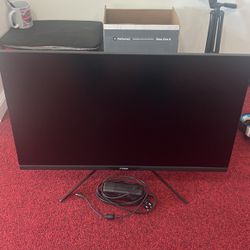 FYHXele Gaming Monitor, 4K Monitor 144Hz 28" with Remote, UHD IPS Computer Monitor, 65W USB-C, 1ms, VESA Mount, Dual Speaker, Free-sync, DSC, 1xHDMI2.