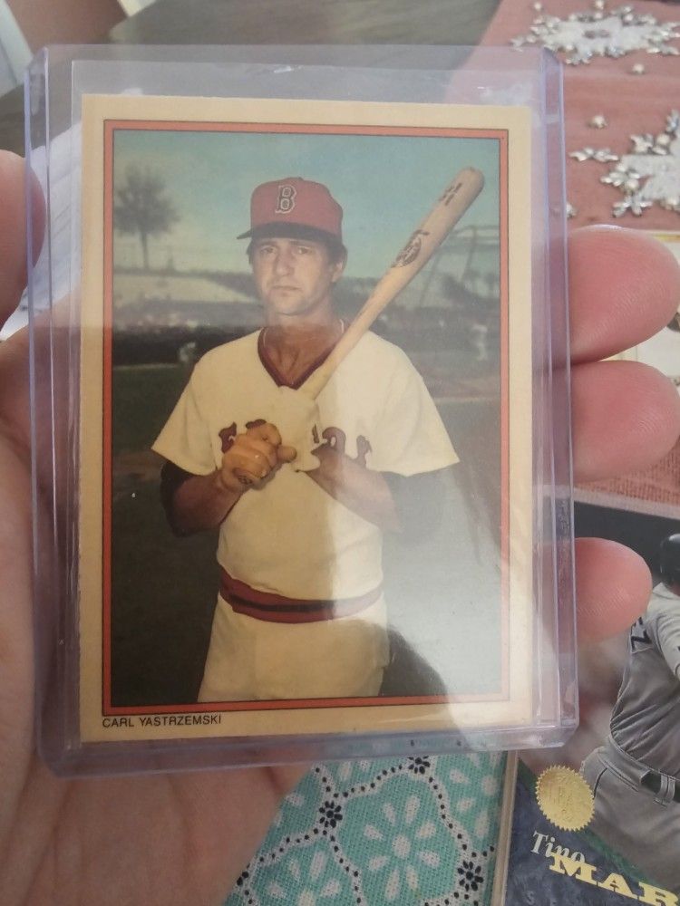 Boston Red Sox Carl Yastrzemski '85 Topps Cicle K Greats Baseball Card