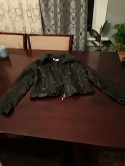 Leather jacket