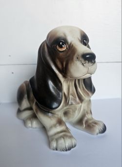 Vintage, Bassett Hound Planter - (Napcoware/Japan)