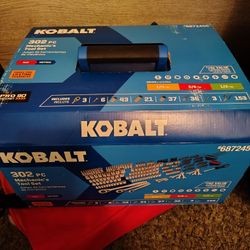 Kobalt 302 -Piece Metric & standard SAE Mechanics Tool Set with Hard Case Chest