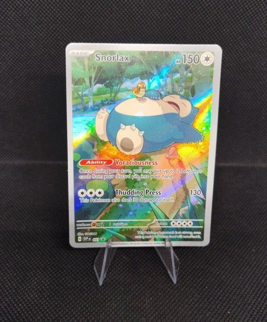 Snorlax 051 Black Star Promo Pokemon 151 NM Condition