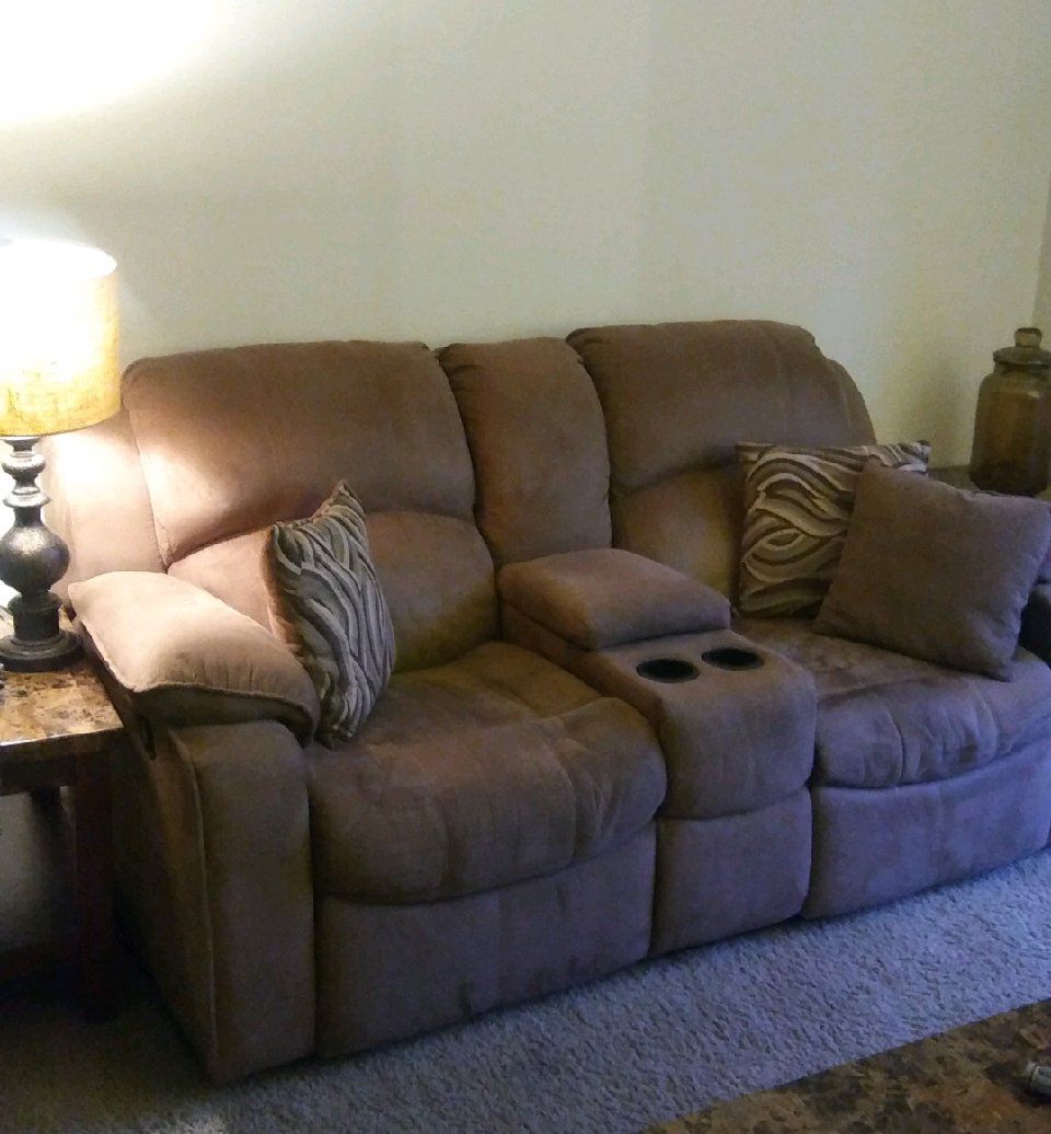 Reclining love seat and sofa. Cannot deliver. Second floor.