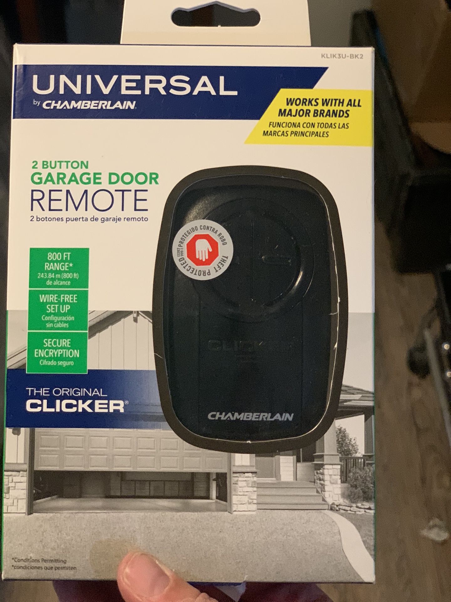 Universal Garage door Remote- New 
