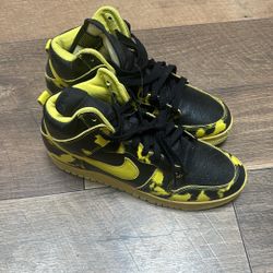 Nike Dunk High 1985 SP Yellow Acid Wash