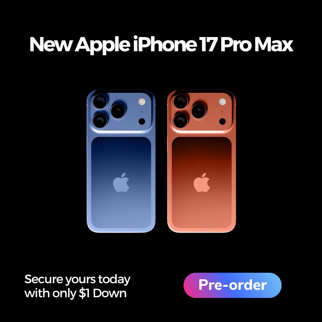 Apple iPhone 17 Pro Max – Pre-Order Now – Just $1 Down – The Phone Guys