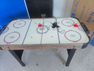 Brand new assembled electric air hockey table with all accessories