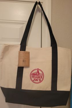 Trader Joe's Navy Tote Bag