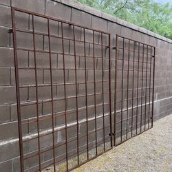 Heavy-Duty Metal Trellis Panels / Fence Panels (2 Available) OBO