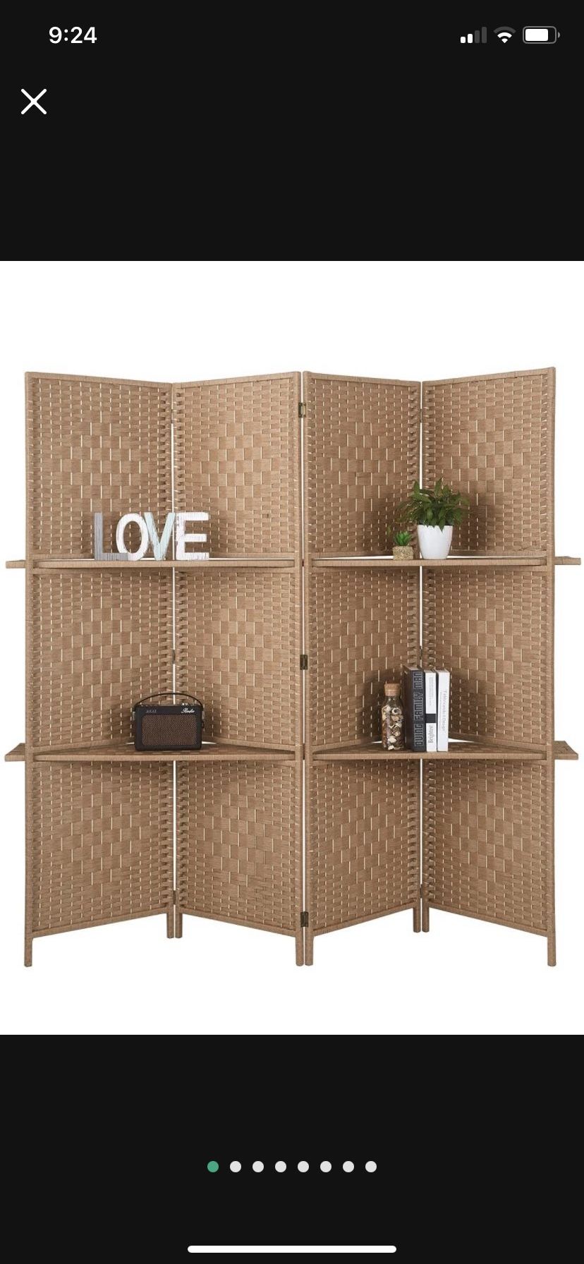 Rattan Room Divider