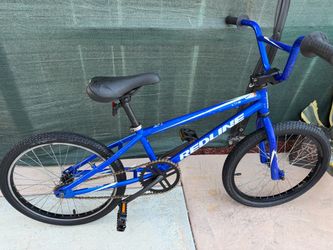 Blue Redline Raid CB 20-inch BMX bike
