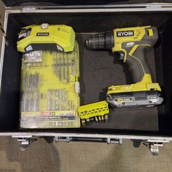 Ryobi Set Cordless Drill