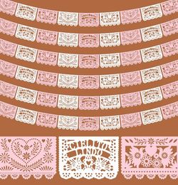 Cielito Lindo Papel Picado Banner Garland