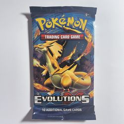 2016 Pokemon TCG XY Evolutions 10 card Booster Pack (Charizard artwork pack)  