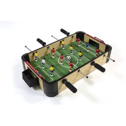 Ambassador 3-in-1 Wooden Game Tabletop (Foosball, Ping Pong, Hockey)