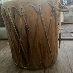 Vintage drum Native American