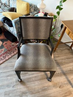 Ethan Allen Upholstered Office Chair
