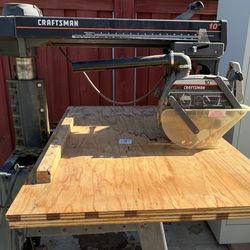 Craftsman Radial Arm Saw 10” Saw Blade