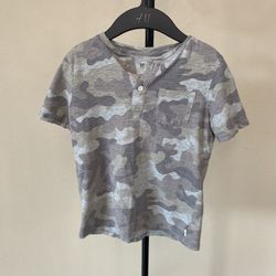 Gap Kids Camo Short Sleeve Shirt Size Small