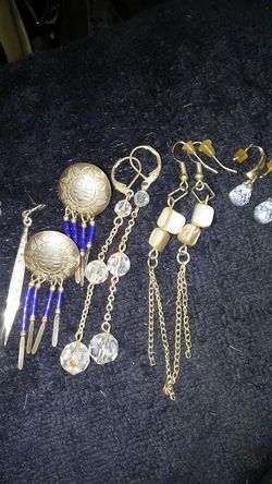 Vintage Sterling Silver Earrings