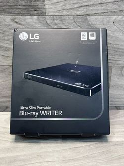 LG Ultra Slim Portable Blu-ray Writer 8X USB 2.0 External Drive Black New (A1D016154)