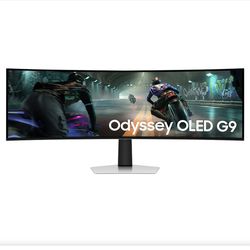 Samsung 57inch ultra wide and samsung 49 inch oled monitors