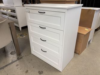 IKEA Songesand White 4-Drawer Dresser w/ Latch