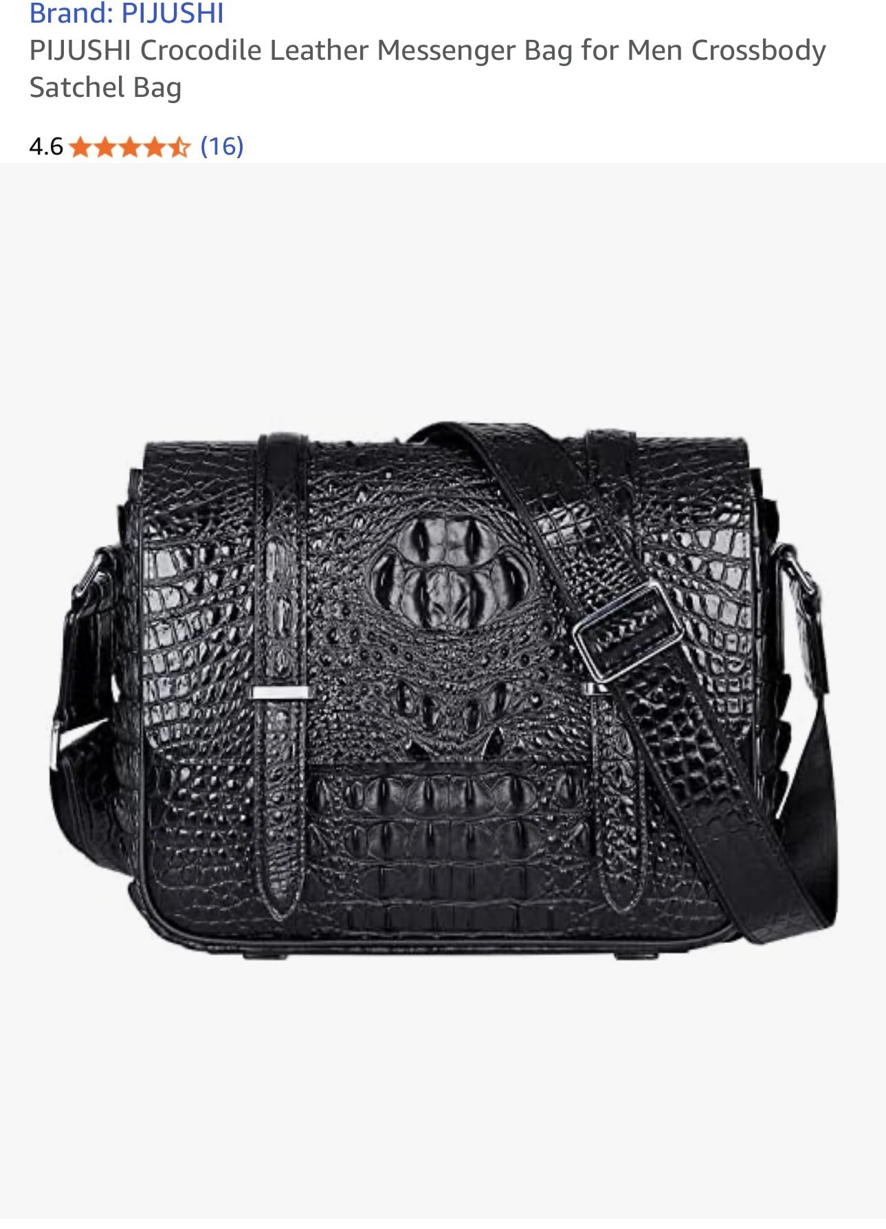 Men Crossbody Satchel Bag