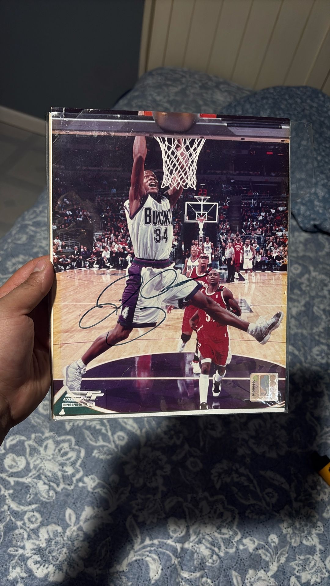 Authentic Ray Allen#34 Signed Poster