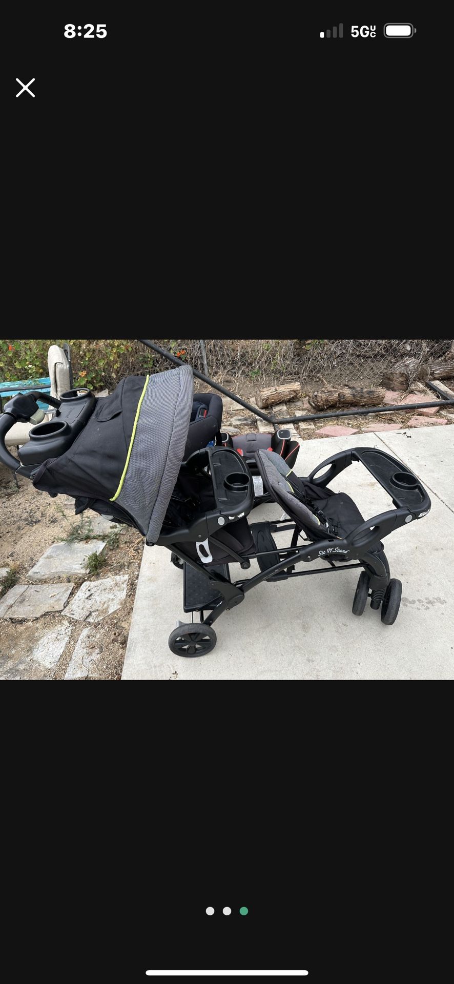 2 Seat Stroller 