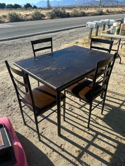 Table and chairs