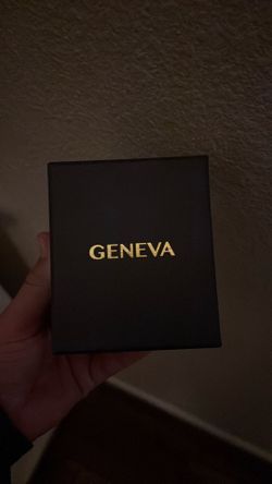 Geneva Blue Diamond Watch