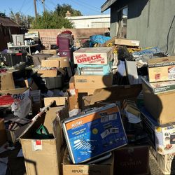 Men’s And Woman’s Clothes Along With Other Things.