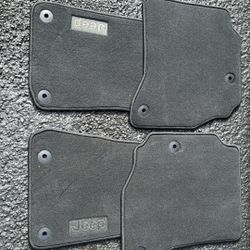 Two Sets of 2019 Jeep Wrangler Floor Mats 