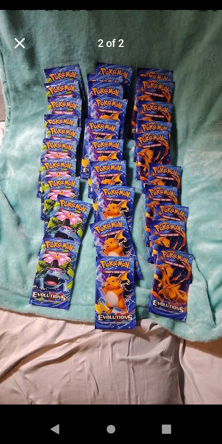 POKEMON 2016 EVOLUTIONS XY BOOSTER PACKS
