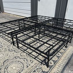 New Heavy Duty King Size Platform Bed Frame 