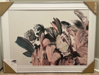 World Market Framed Artwork 30” x 40” NWT