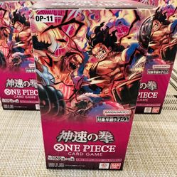 One Piece Card Game [OP-11] (JP) “A Fist of Divine Speed” Sealed Booster Box