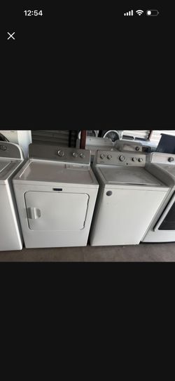 Maytag washer and electric dryer HE extralarge capacity