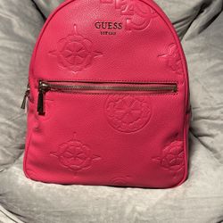 Back Pack Pink Guess $60 Obo Nueva 