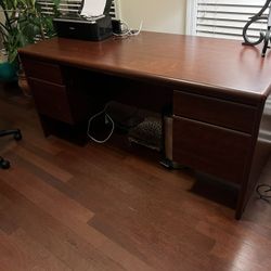 Executive Desk And Ergonomic Chair