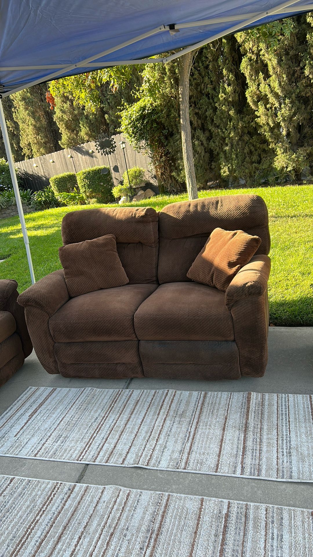 Recliner Set Brown Lazy Boys &350